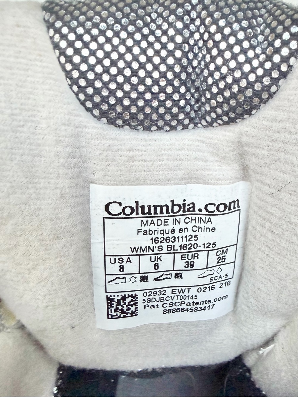 Columbia Bugaboot Plus Size 8 Techlite Omni-Heat Waterproof Boots BL1620-125 - Picture 8 of 9
